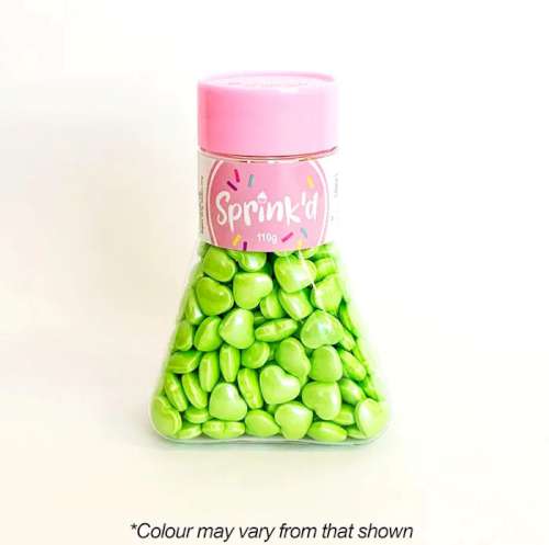 Sprink'd Sprinkles - Hearts Green